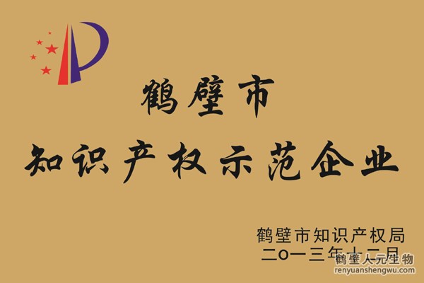 鶴壁市知識產(chǎn)權(quán)示范企業(yè)